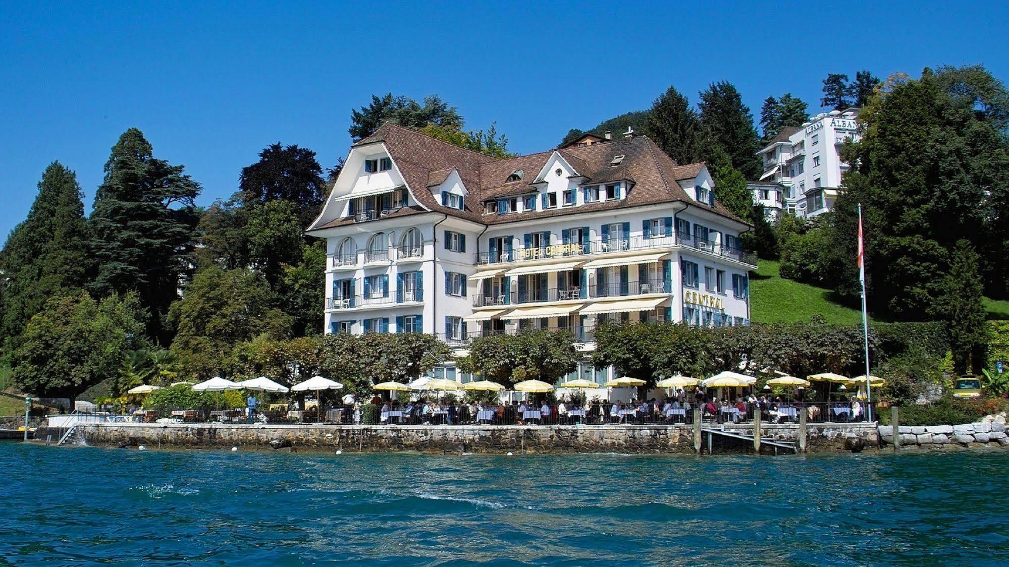 Hotel Central Am See Weggis Luaran gambar