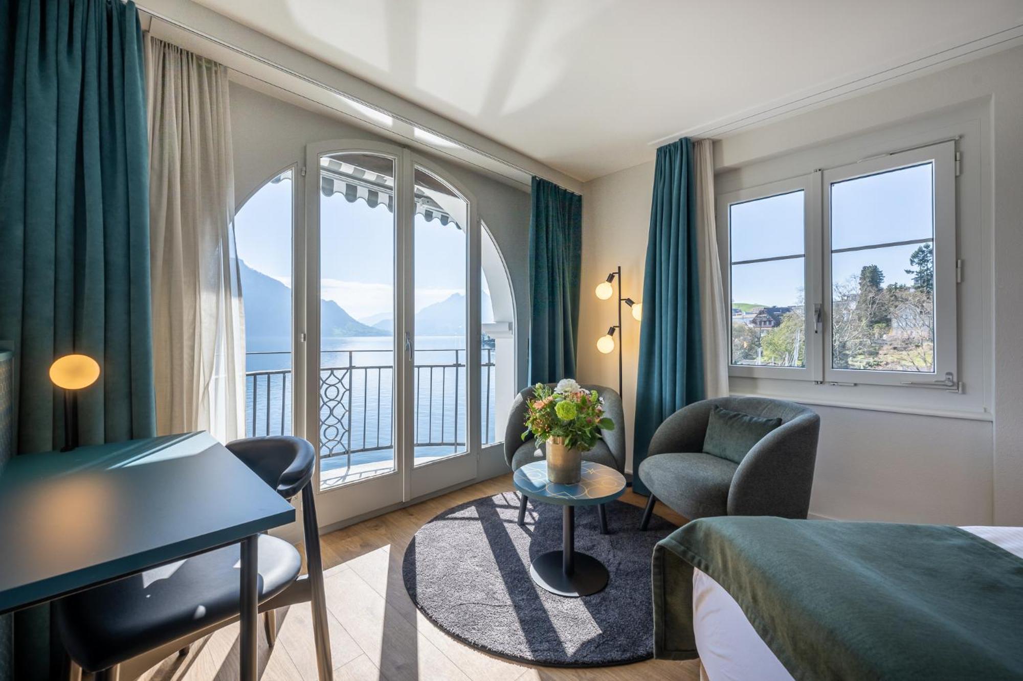 Hotel Central Am See Weggis Luaran gambar