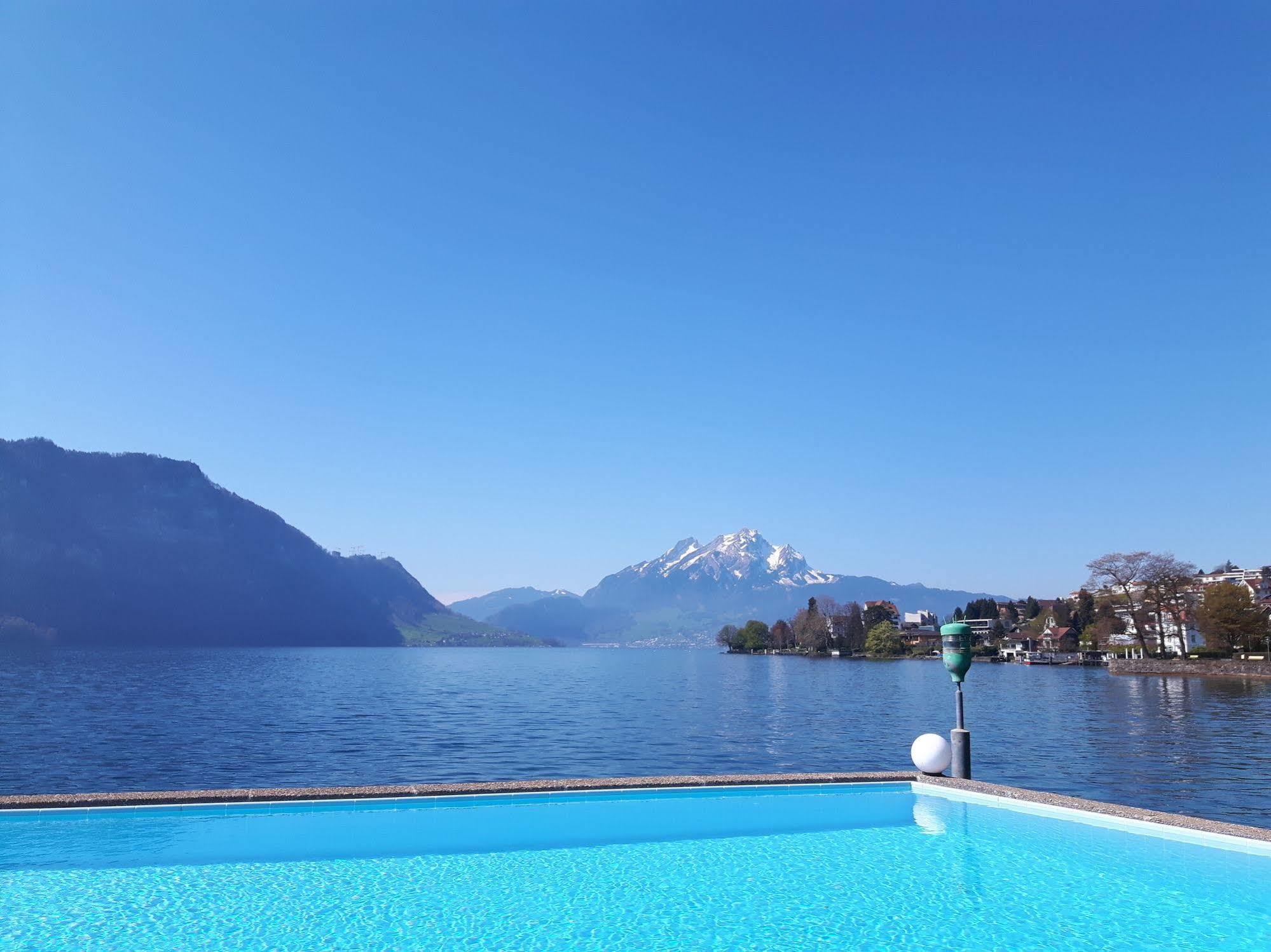 Hotel Central Am See Weggis Luaran gambar